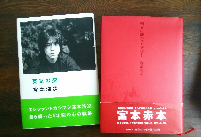 エレカシ宮本さんの赤本「明日に向かって歩け！」と「東京の空 